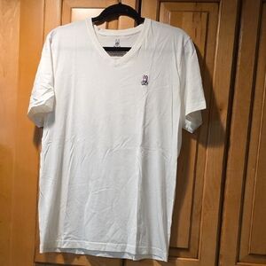 Psycho Bunny White V-Neck T-Shirt